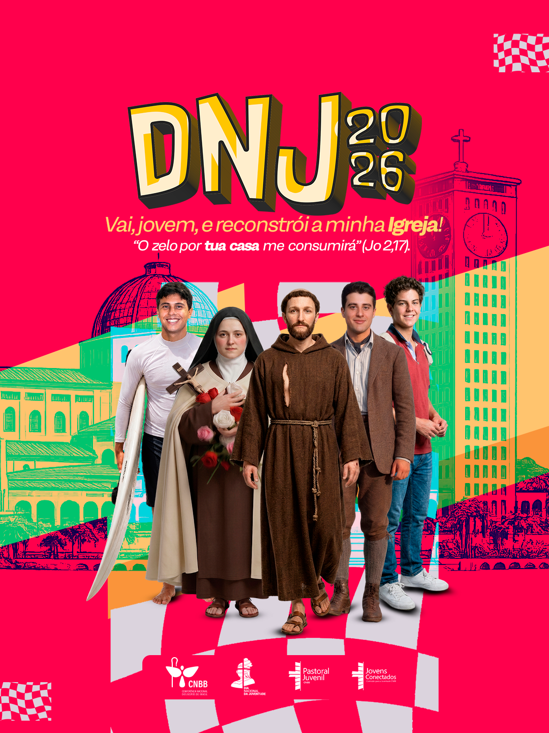 Cartaz oficial do DNJ 2026